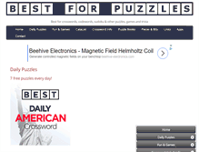 Tablet Screenshot of bestforpuzzles.com